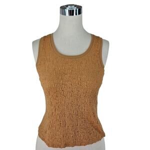 DKNY textured sleeveless knit top sleeveless, XL